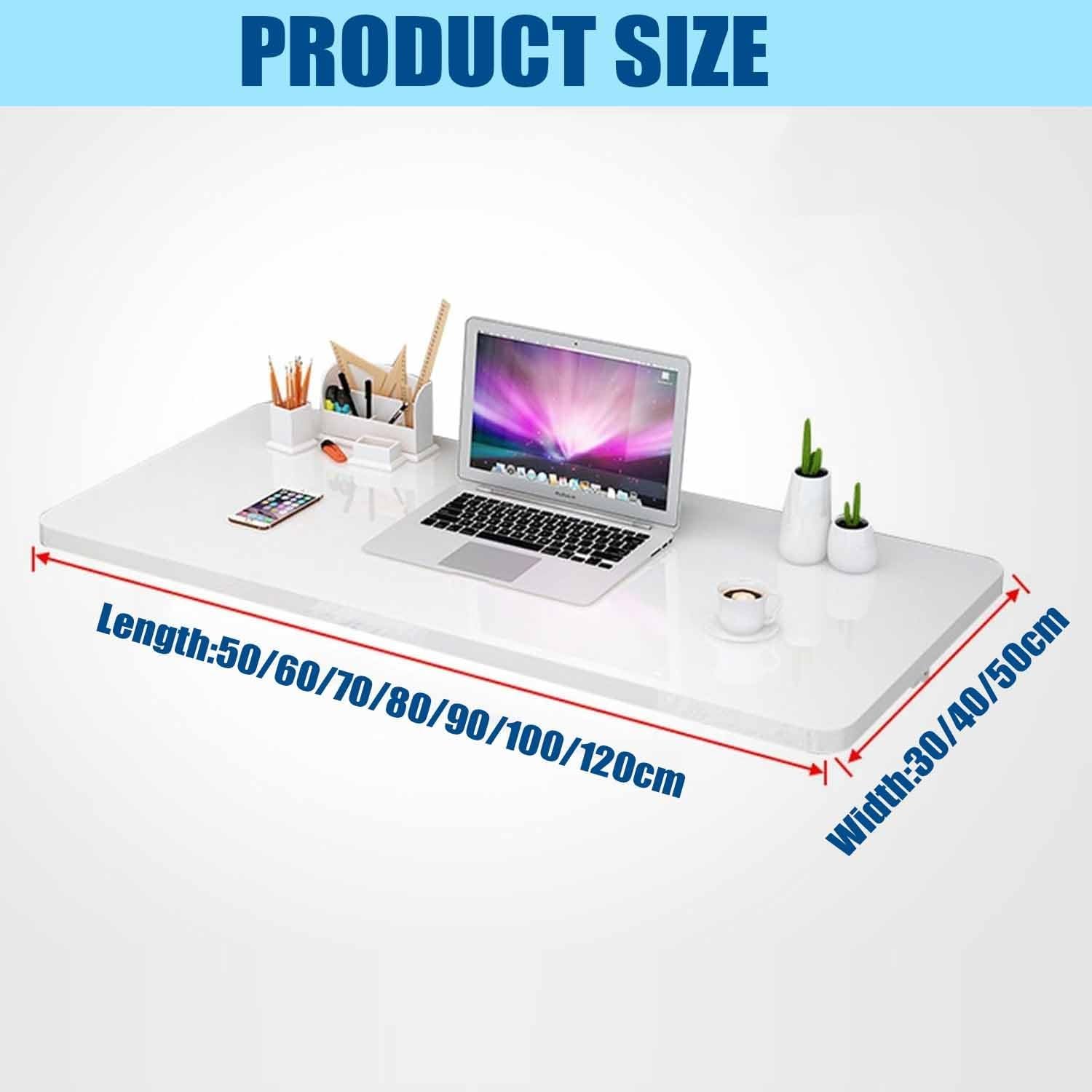 Natural Wall Mounted Folding Table