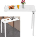 White Wall Folding Dining Table