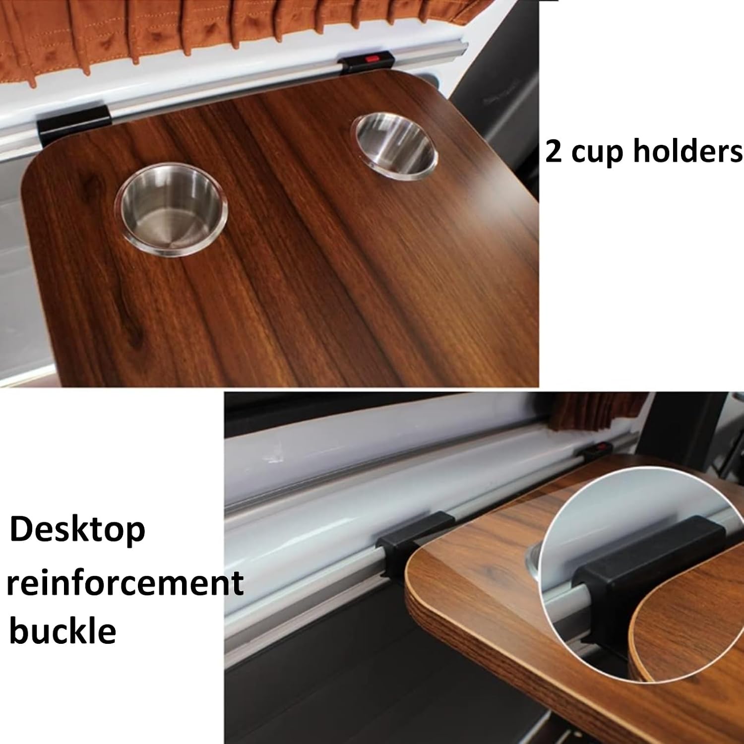 Oak Wall Folding Dining Table