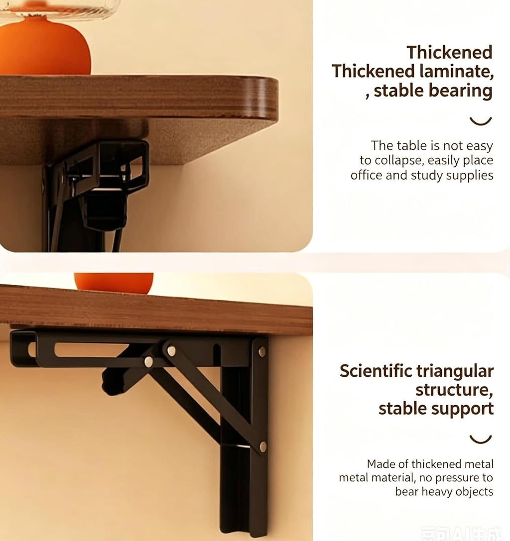 Walnut Wall Mounted Folding Desk