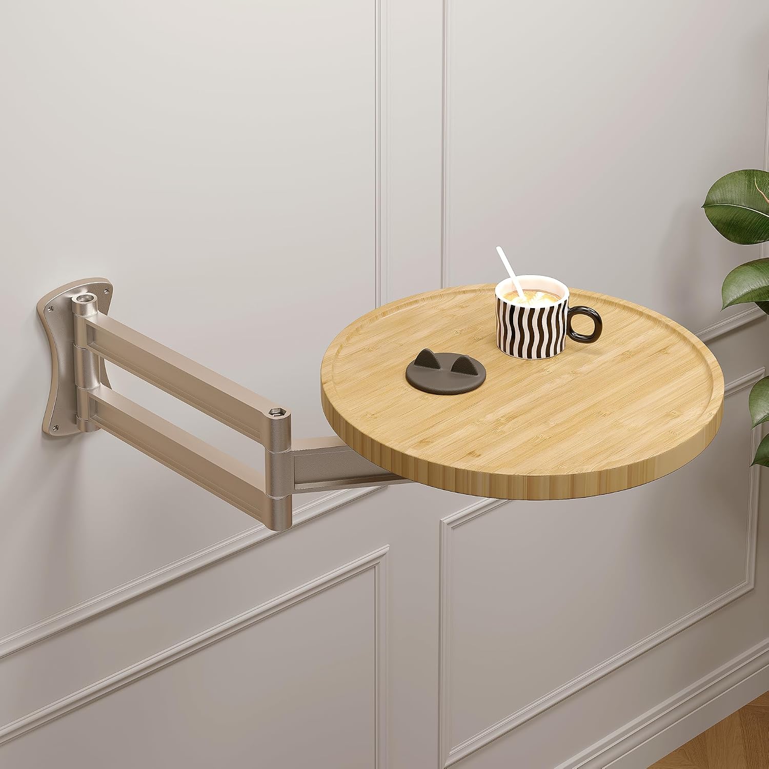 Bamboo Wall Folding Desk Table