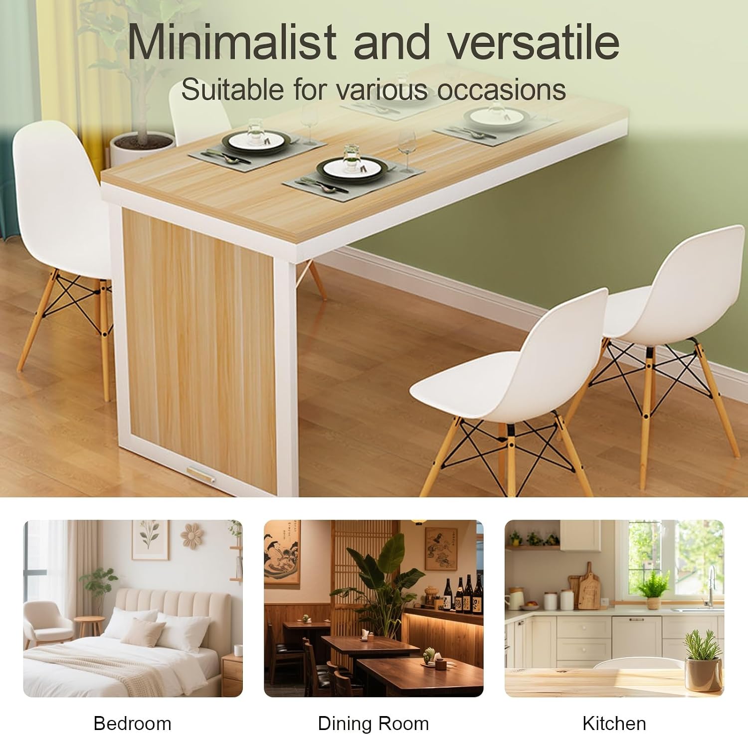 Wall Mounted Drop‑Leaf Table
